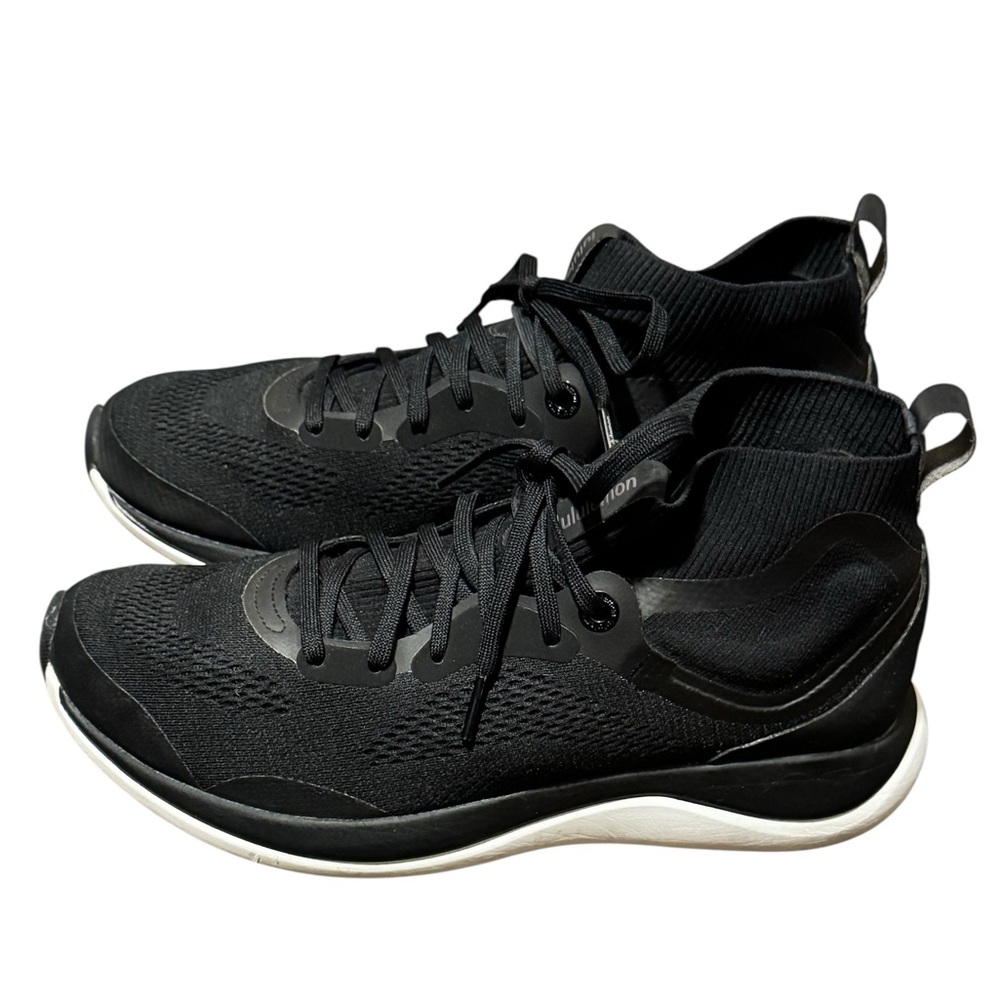 Lululemon Chargefeel Mid Workout Sneakers Size 9.5 Black Womens - Picture 2 of 8